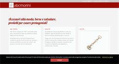Desktop Screenshot of abcmorini.it